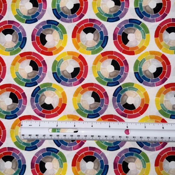 Wheel of Color - Mess Maker by The Paper Curator - Michael Miller Fabrics - 1 YD - Picture 6 of 9